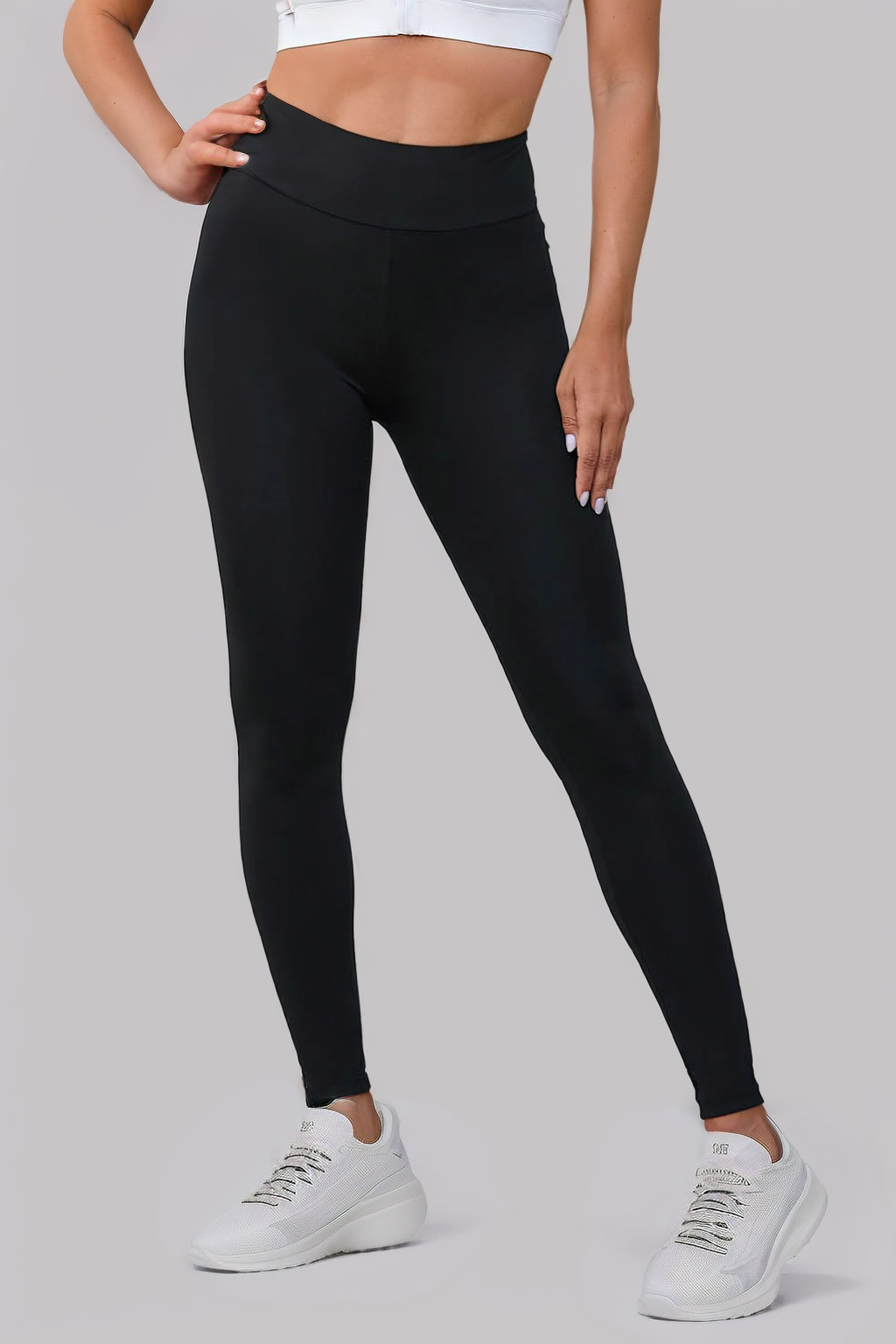 Black Criss Cross Tummy Control High Waist Leggings Coco’s Tee Boutique