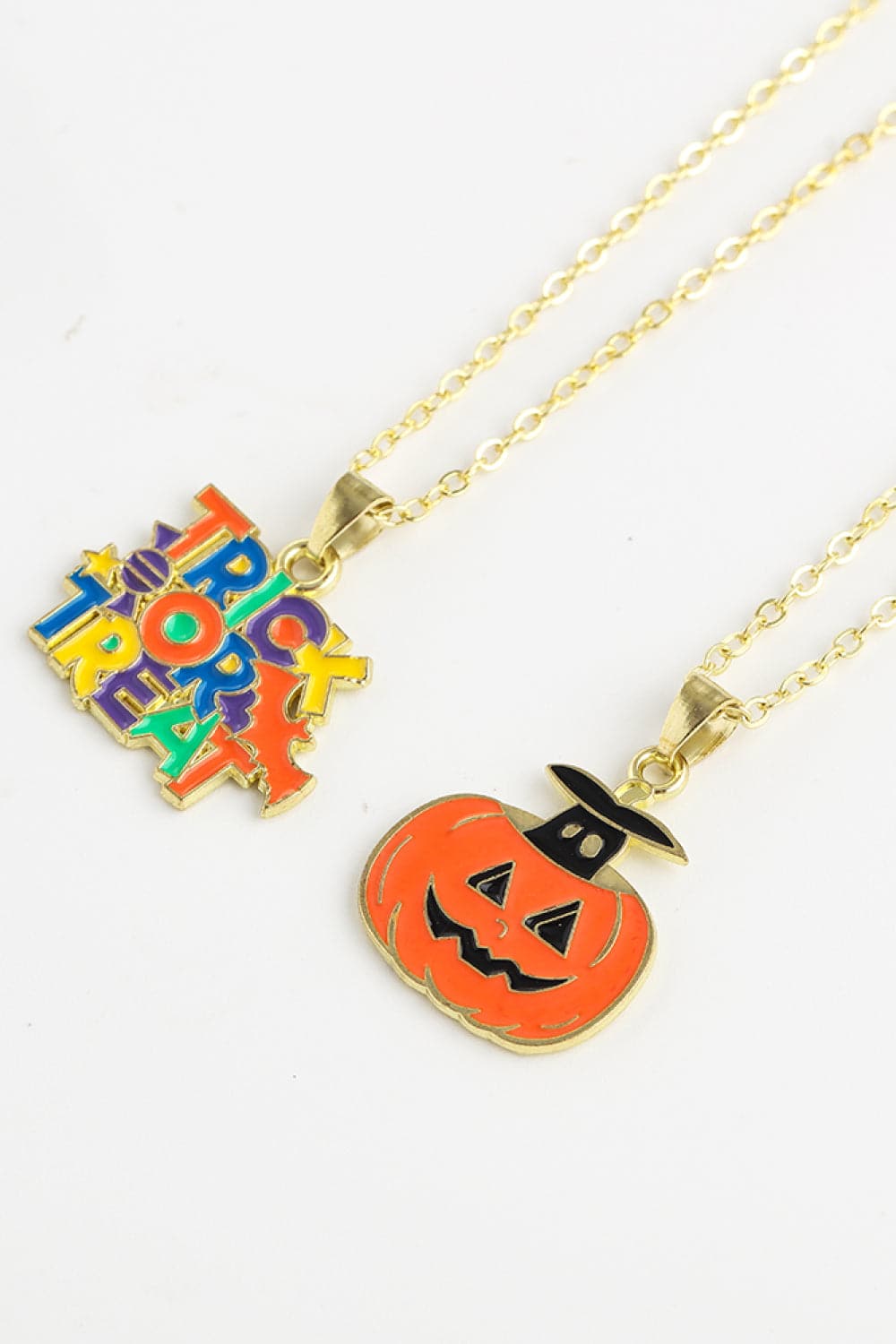 Spooky Charm Two-Piece Necklace Set