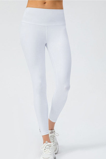 Wide Waistband Slim Fit Active Leggings.