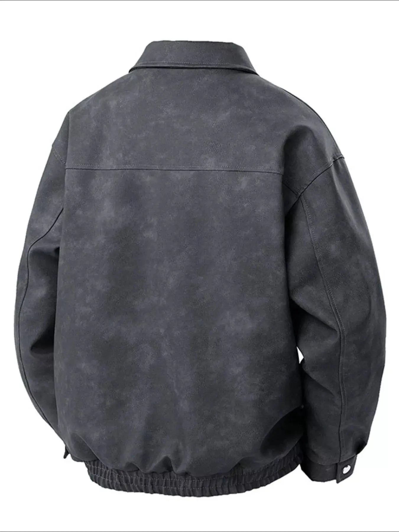 Men's Plus Size Zip Up Bomber Jacket Brown Polyester Spandex Blend Simply Love