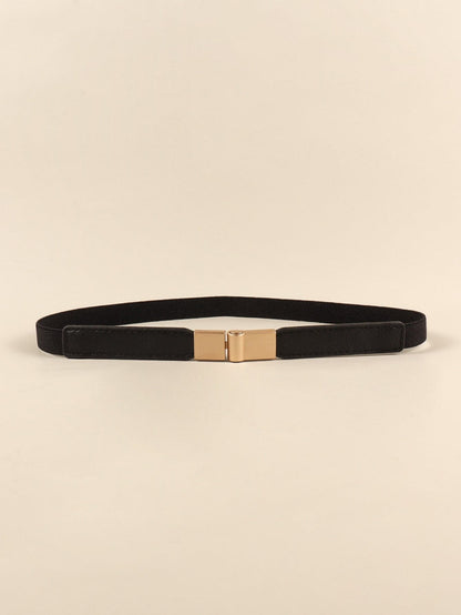 PU Elastic Skinny Belt.