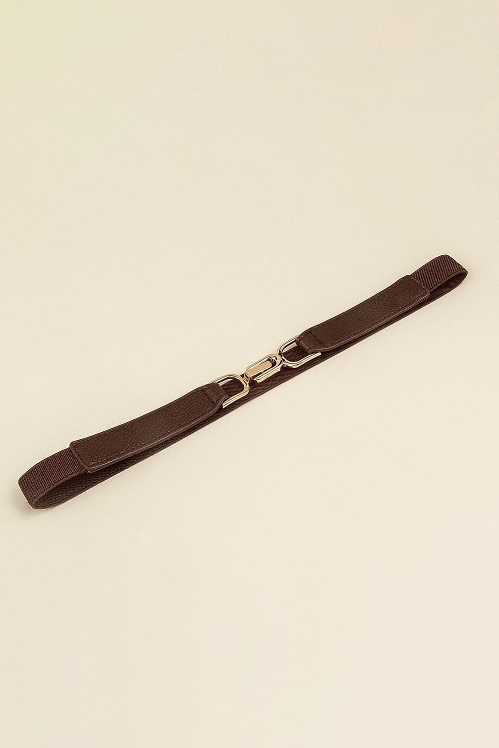 Alloy Buckle Elastic Belt.