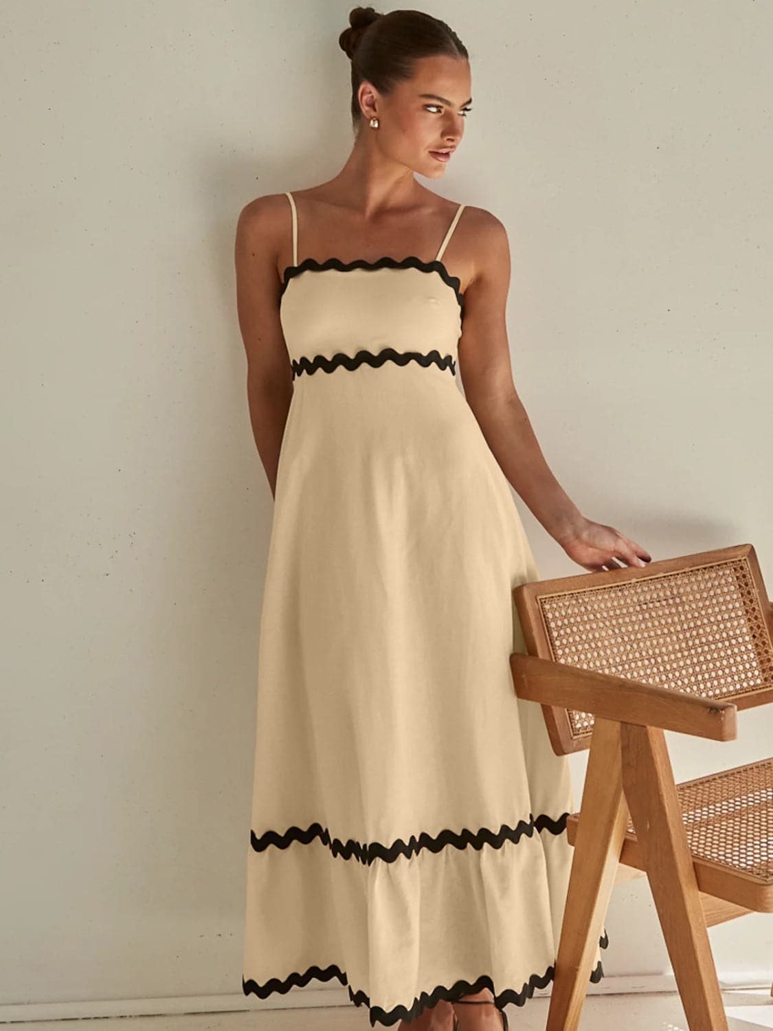 Spaghetti Strap Maxi Dress.