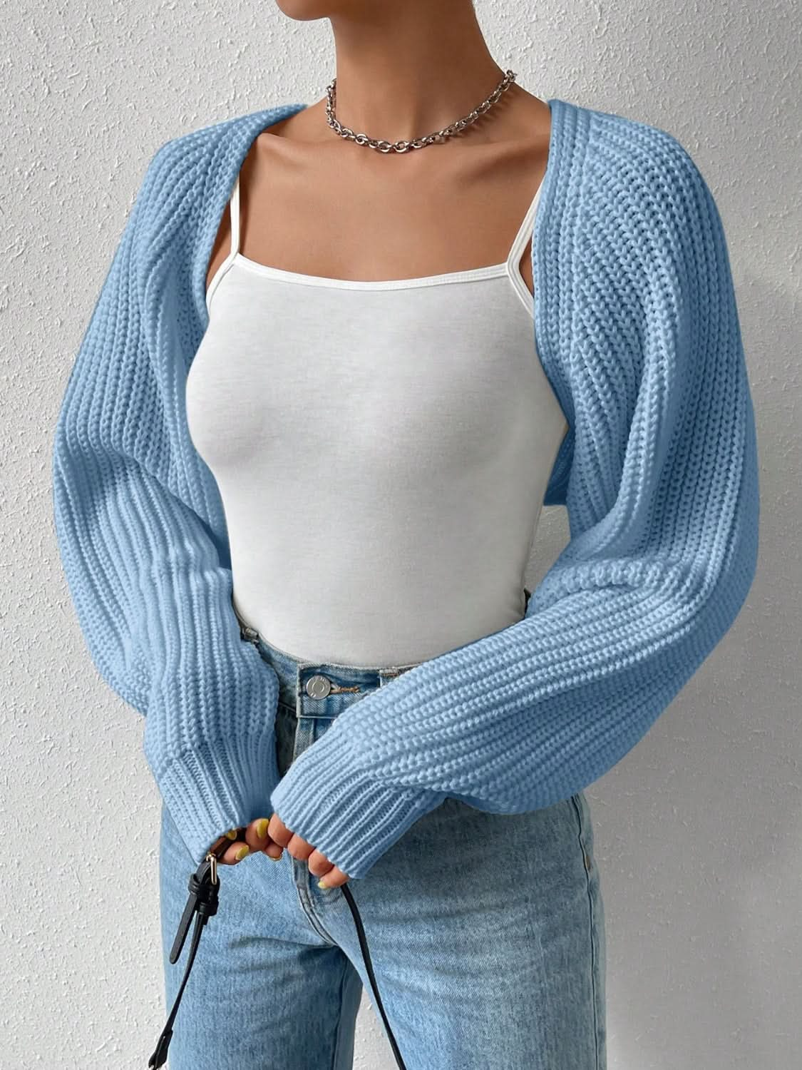 Chic Honey Open Front Cardigan