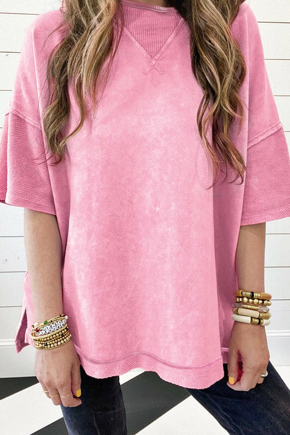 Round Neck Half Sleeve T-Shirt.