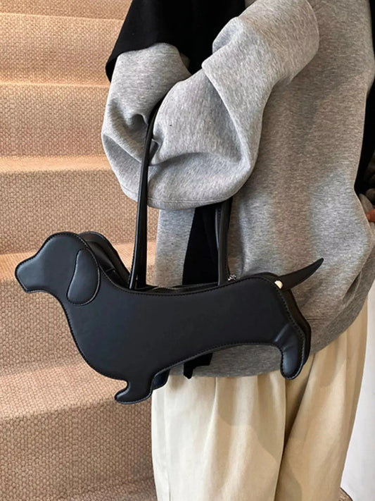 Dachshund Shaped Shoulder Bag Simply Love