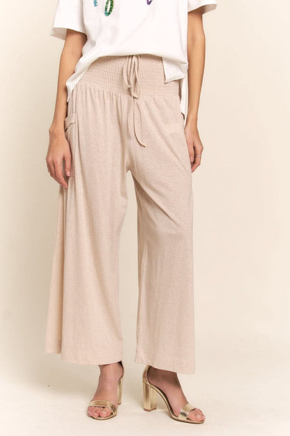 J.nna boho wide leg pants with pockets