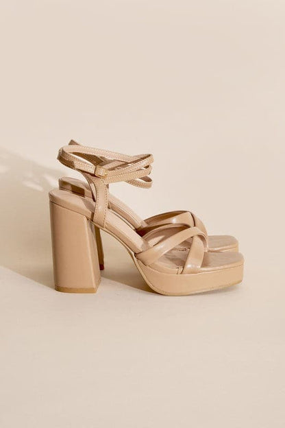 Stylish block heel sandals