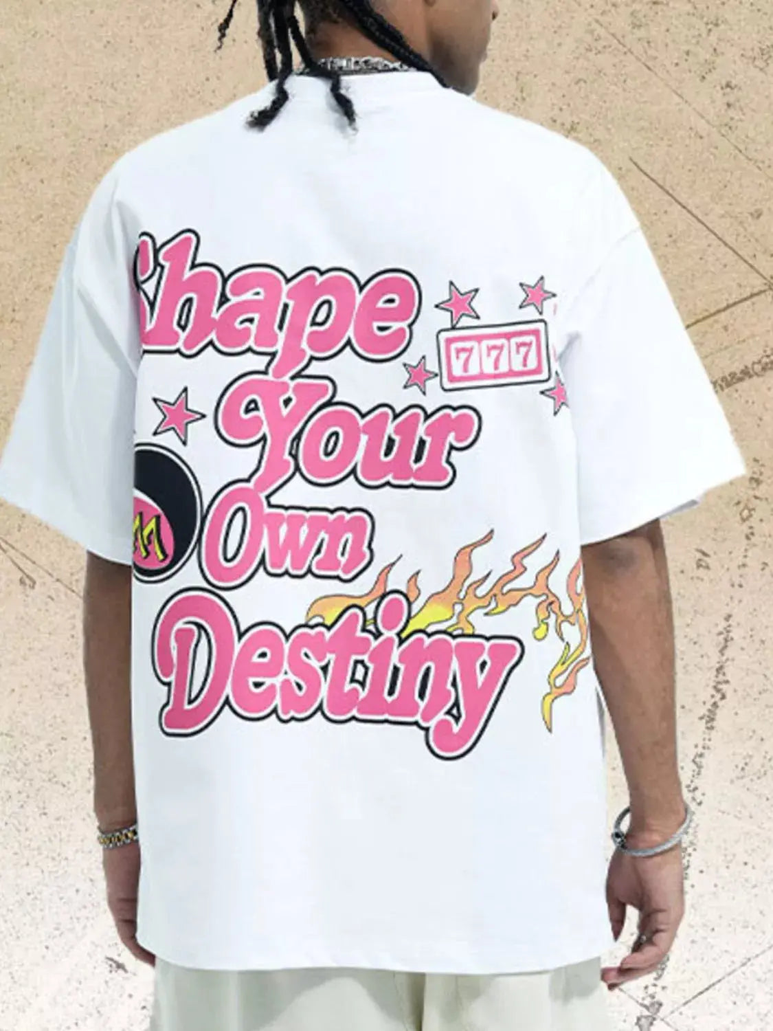 Men's Graphic Round Neck T-Shirt Simply Love