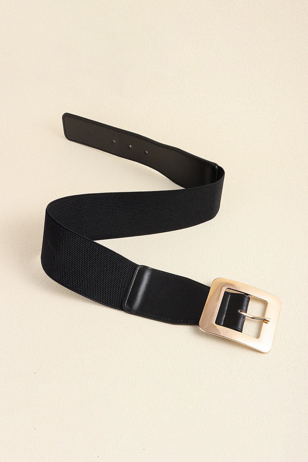 Alloy Buckle PU Leather Belt.