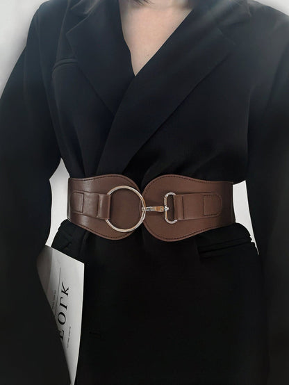 PU Elastic Wide Belt.