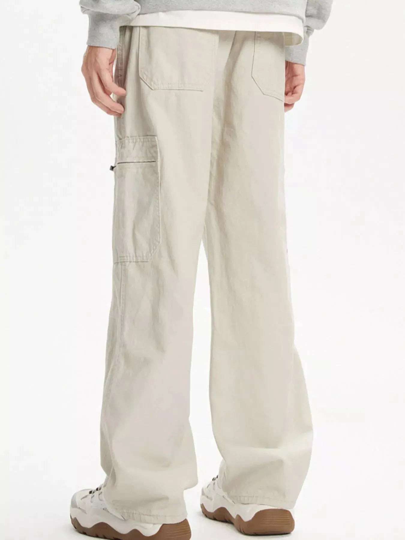 Me's Wide Leg Cargo Pants Simply Love