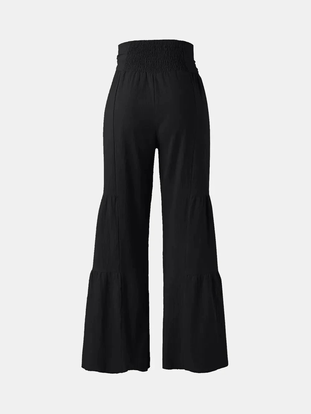 Tied Ruched Wide Leg Pants Coco’s Tee Boutique