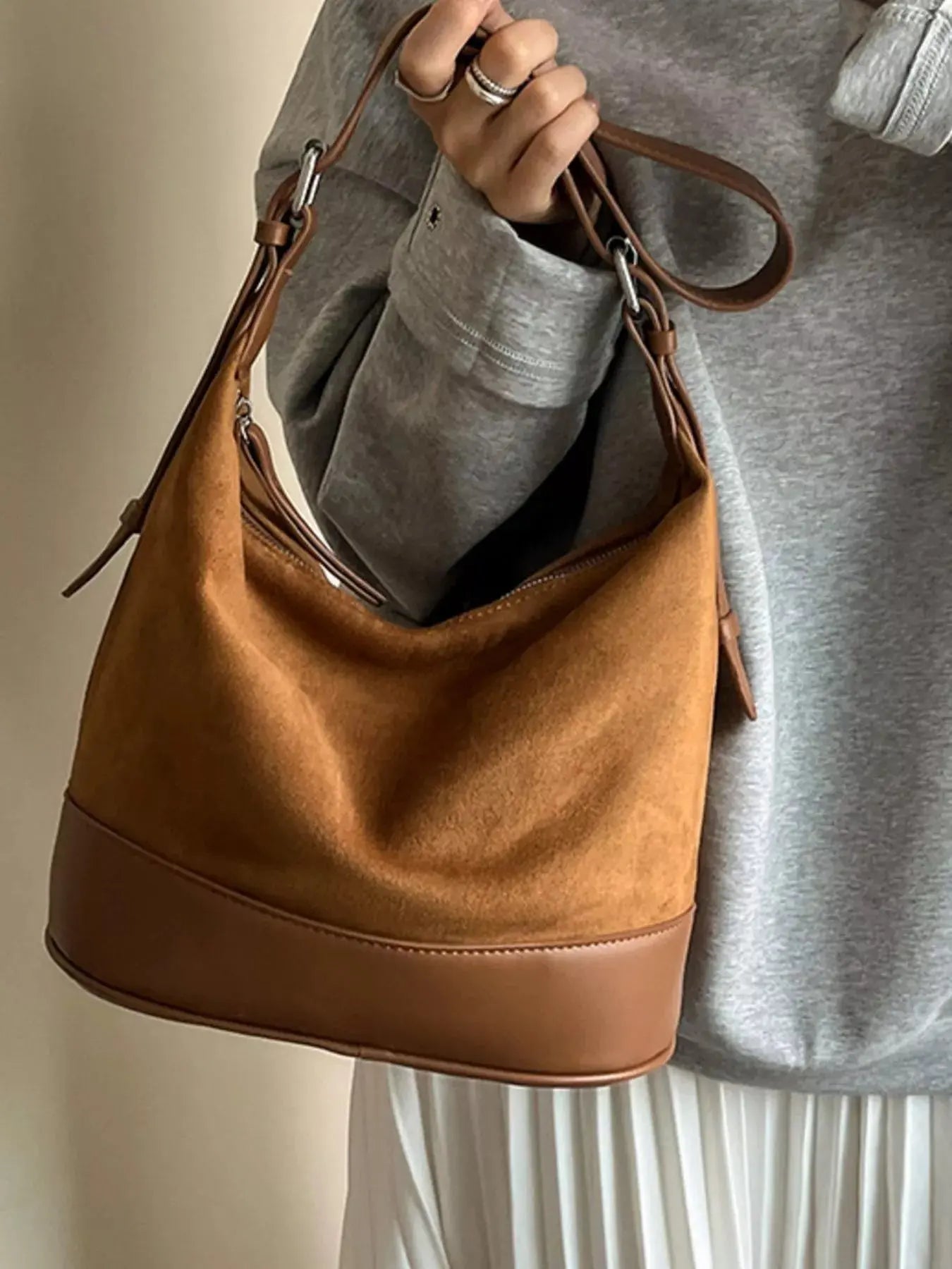 Adjustable Strap Tote Bag Simply Love