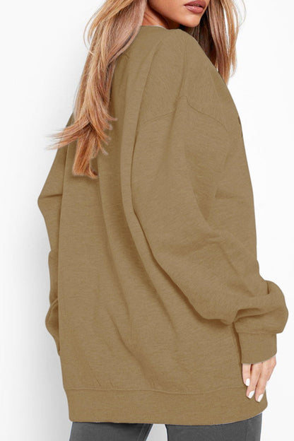 Simply Love: Happy Graphic Sweatshirt