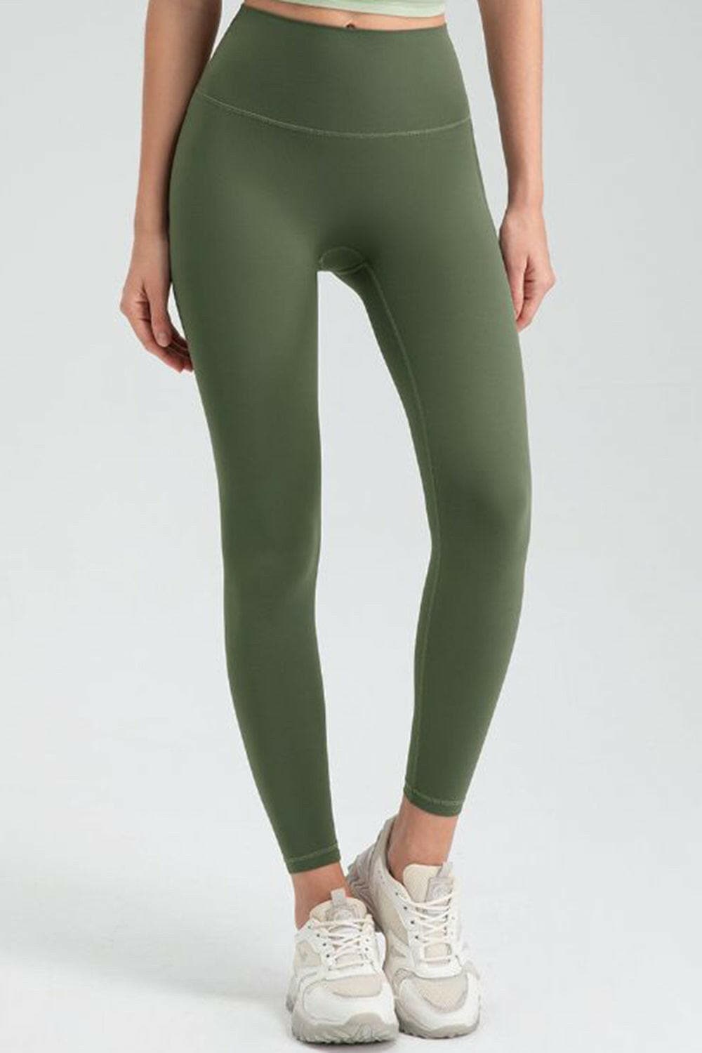 Wide Waistband High Waist Sport Leggings.