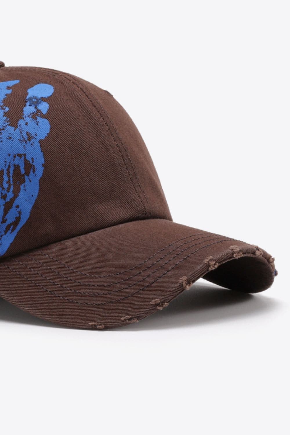 VIBRA Graphic Distressed Adjustable Baseball Cap.