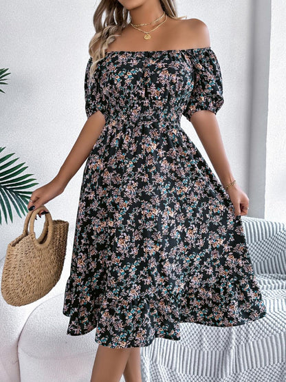 Bloom Babe Smocked Midi Dress