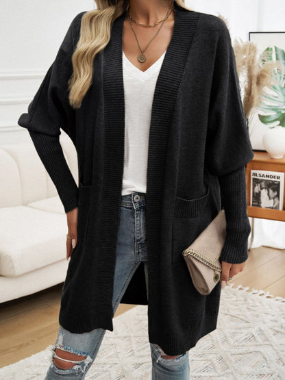 Cozy pocketed cardigan - soft acrylic blend