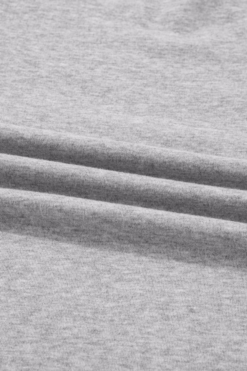 Gray Hollowed Lace Ribbed Knit Patchwork Long Sleeve Top Dear-Lover Dropshipping