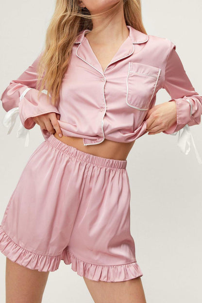 ShopBasicbae: Cute Cuffed Lounge Set