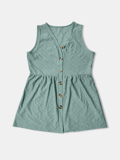 Button Up V-Neck Tank.