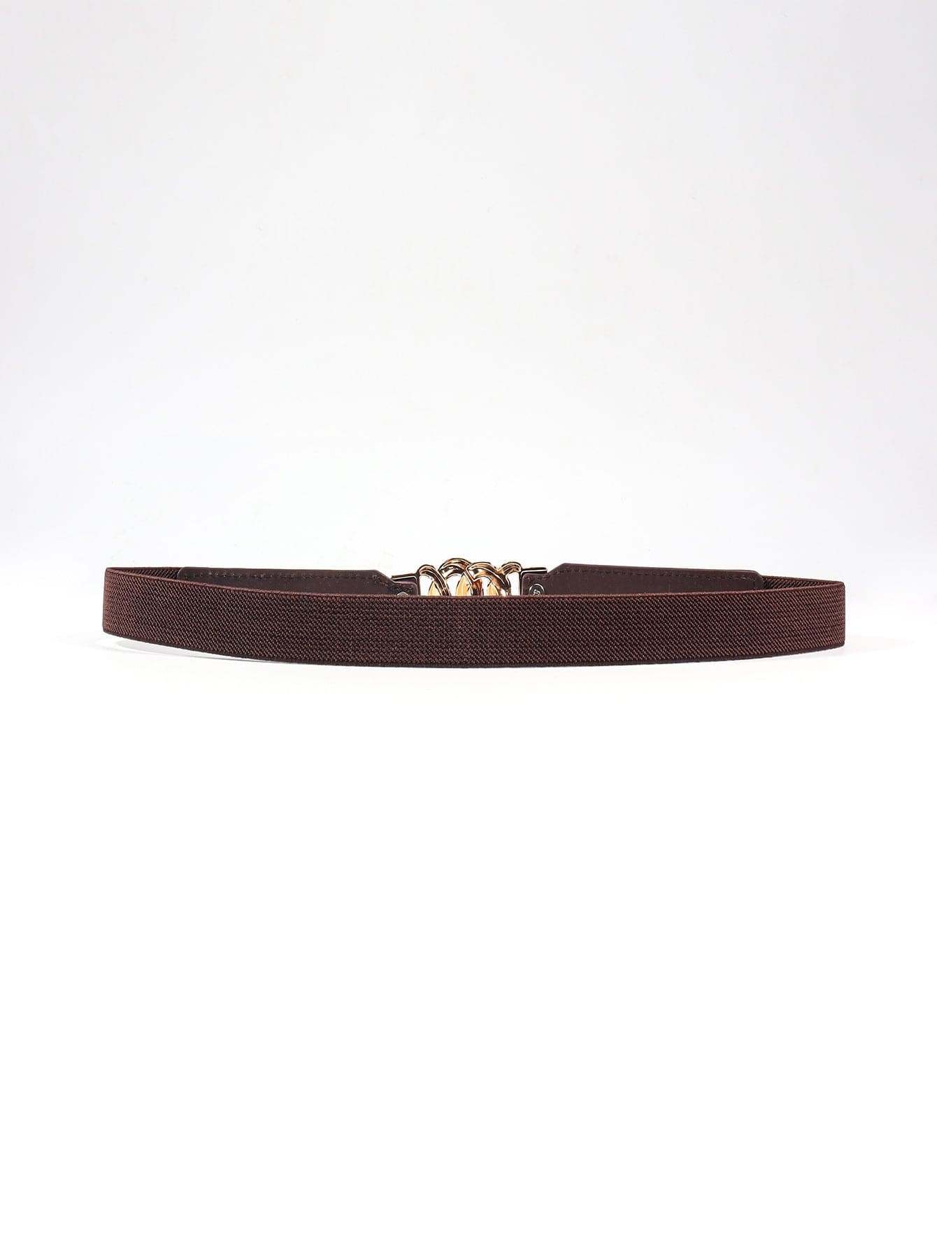 Zinc Alloy Buckle Elastic PU Belt.