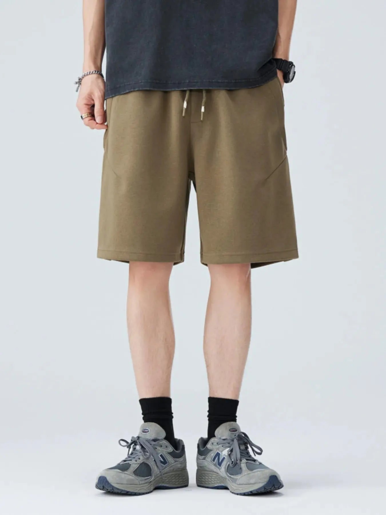 Men's Plus Size Drawstring Loose Fit Shorts Simply Love