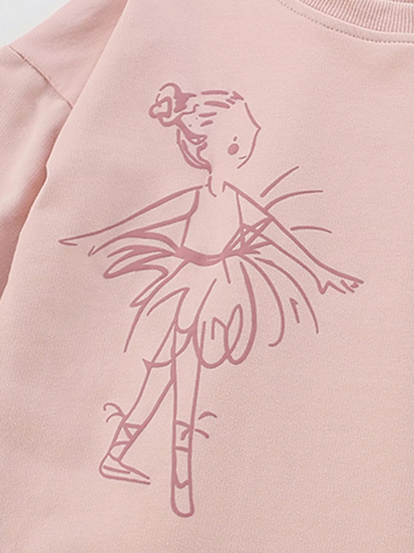 Children's Ballet Dancer Ruffle Hem Sweatshirt Simply Love