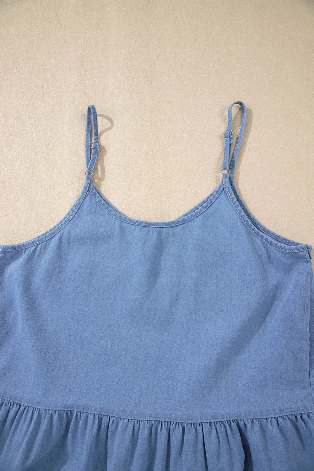Simply Love: Ruffled Denim Tank