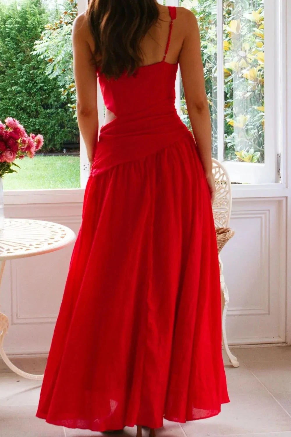 Sunset Whispers Cutout Maxi Dress Coco’s Tee Boutique