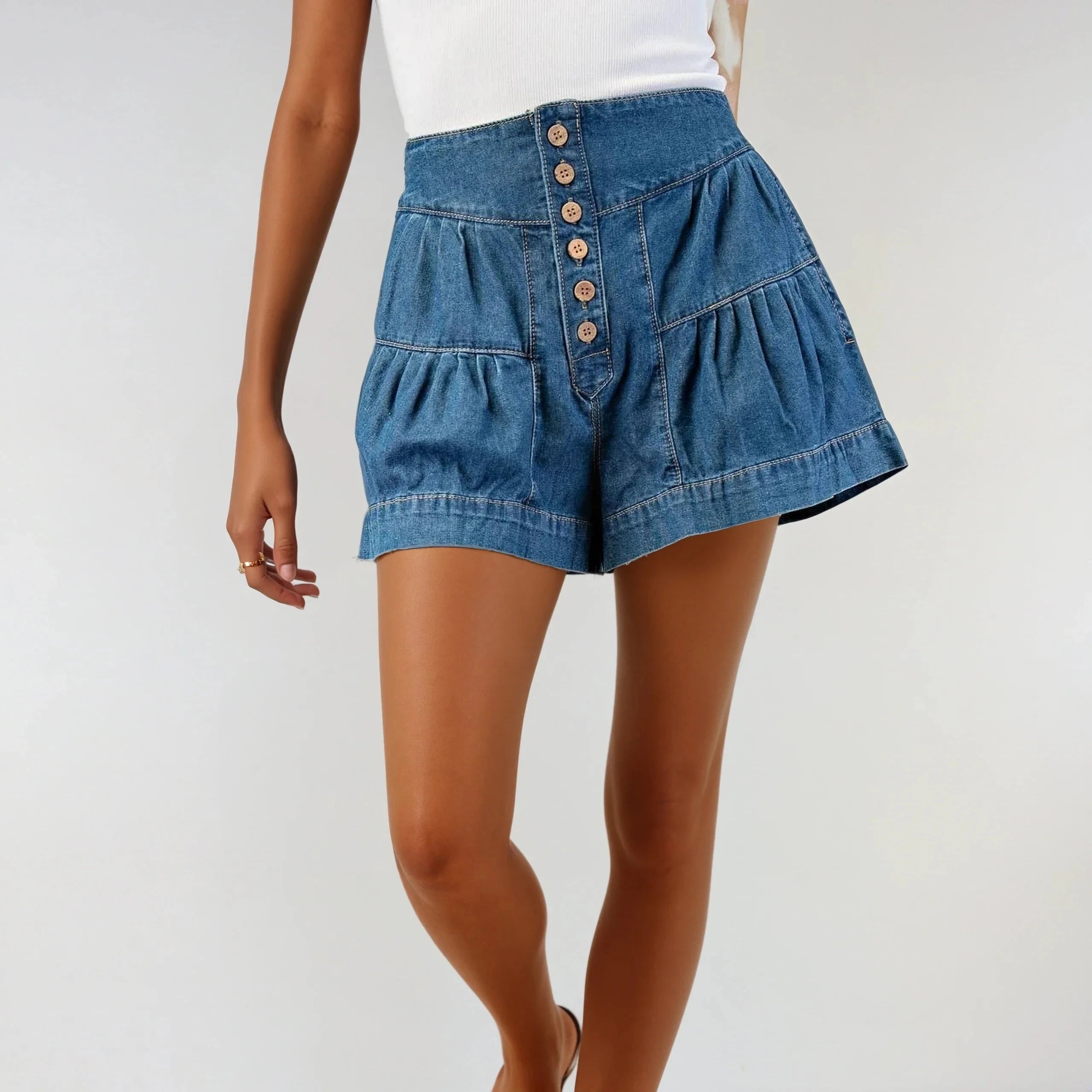 Mineral Washed Shorts Vintage Easy Comfort Relaxed Fit Fitkitty Culture Athleisure Wear, Yoga Wear & Women's Clothing