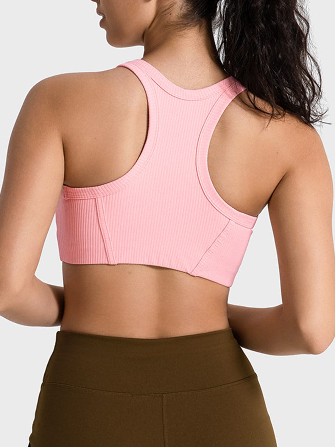 Wide Strap Cropped Sport Tank.