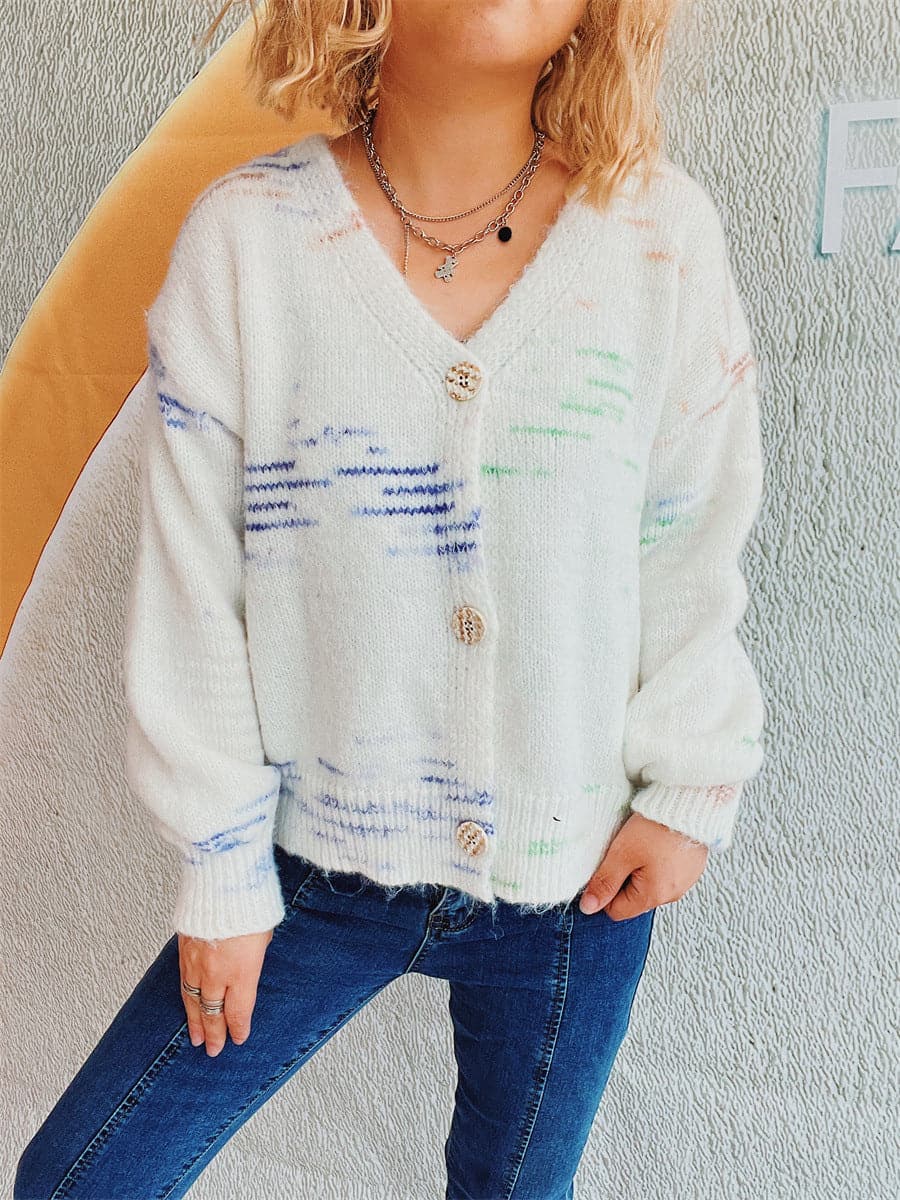 Cozy Long Sleeve Cardigan - 100% Polyester