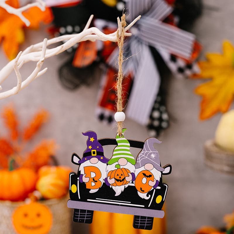 Car-shaped Halloween decor set