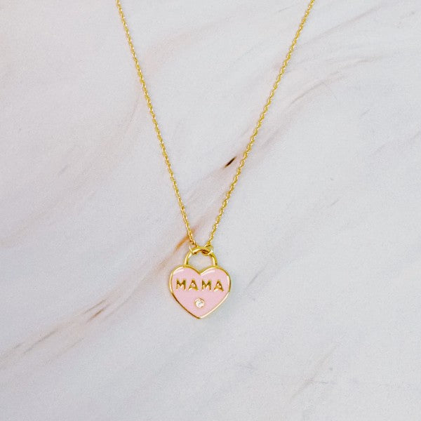 Pastel Locket Mama Necklace Coco’s Tee Boutique