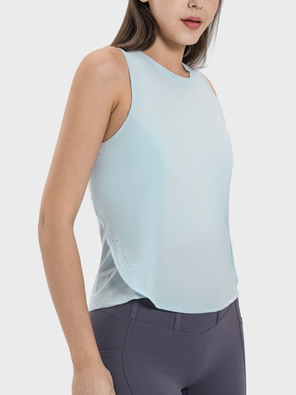 Round Neck Active Tank.