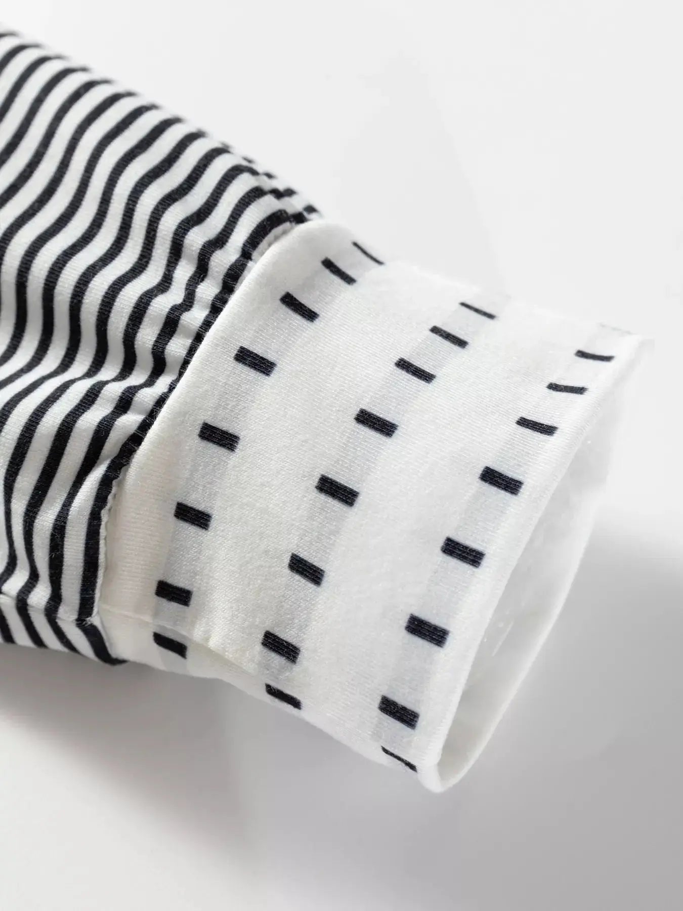 Stripe Raglan Patchwork Long Sleeve Top Simply Love