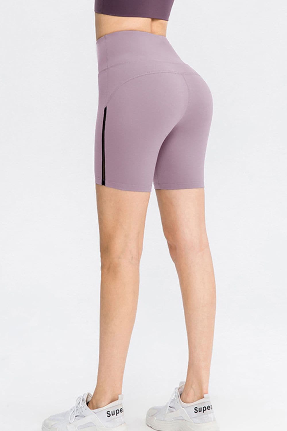 Wide Waistband Sports Shorts.