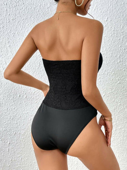 Strapless Sweetheart Neck Bodysuit.