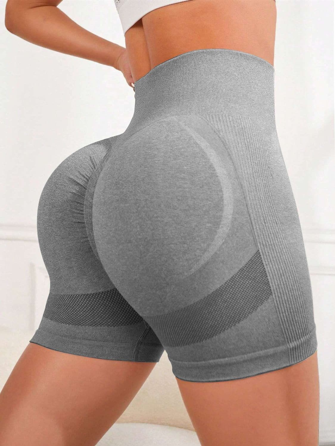 High Waist Active Shorts.