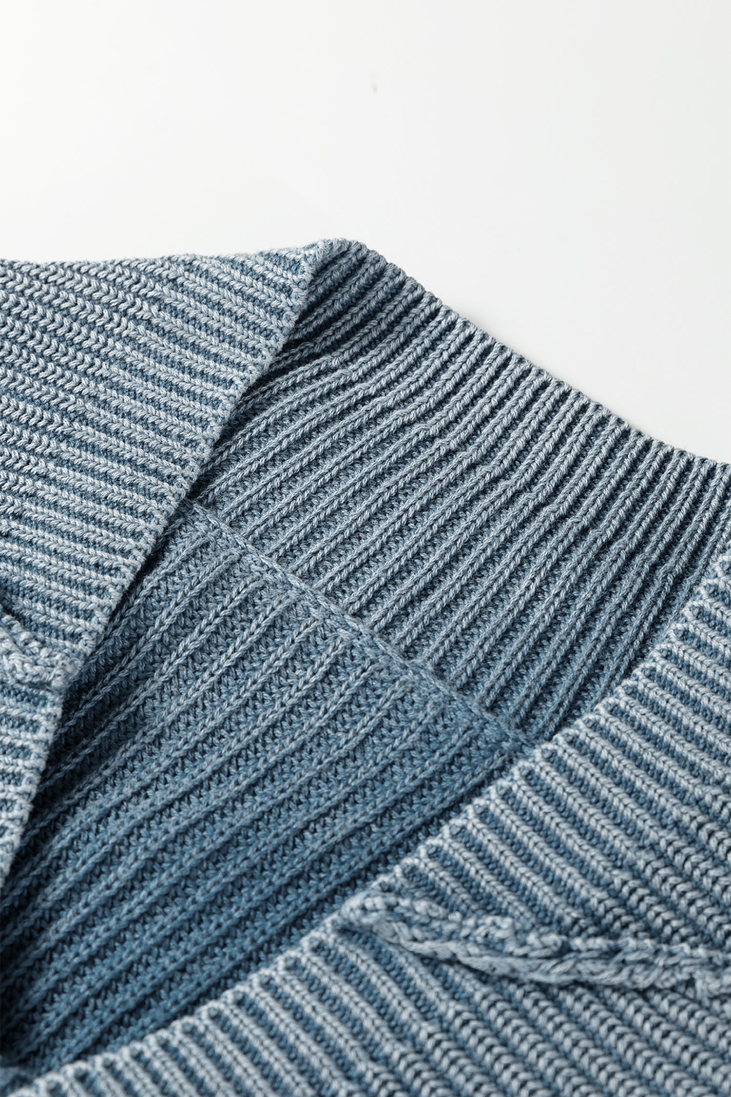 Evergreen Mineral Wash Exposed Seam Patchwork Knit Open Sweater Cardigan Dear-Lover Dropshipping