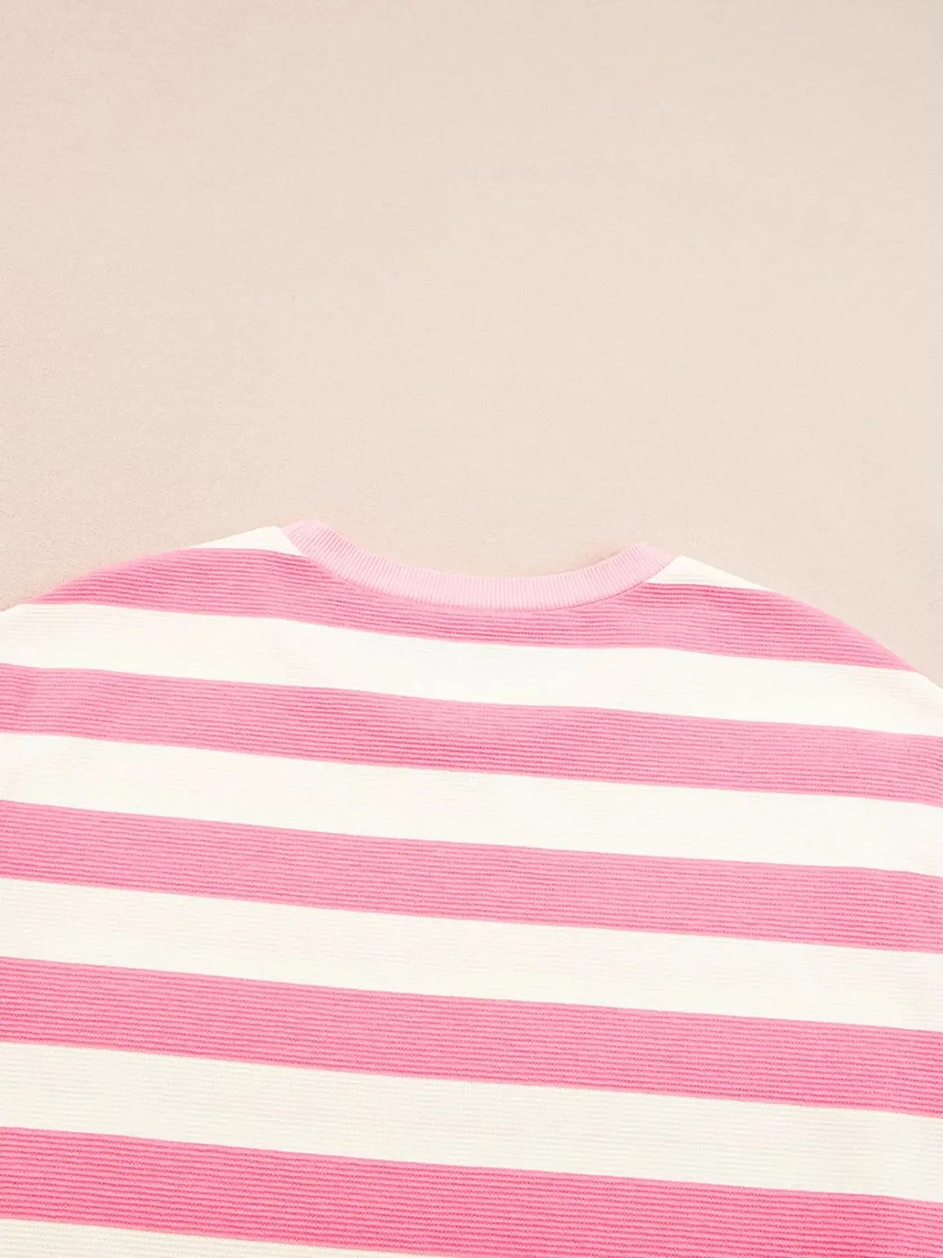 Stripe Cap Sleeve Pocketed Shift Dress Simply Love