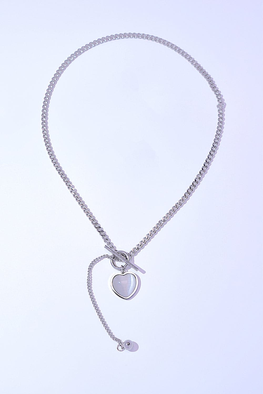 Titanium Steel Heart Necklace.