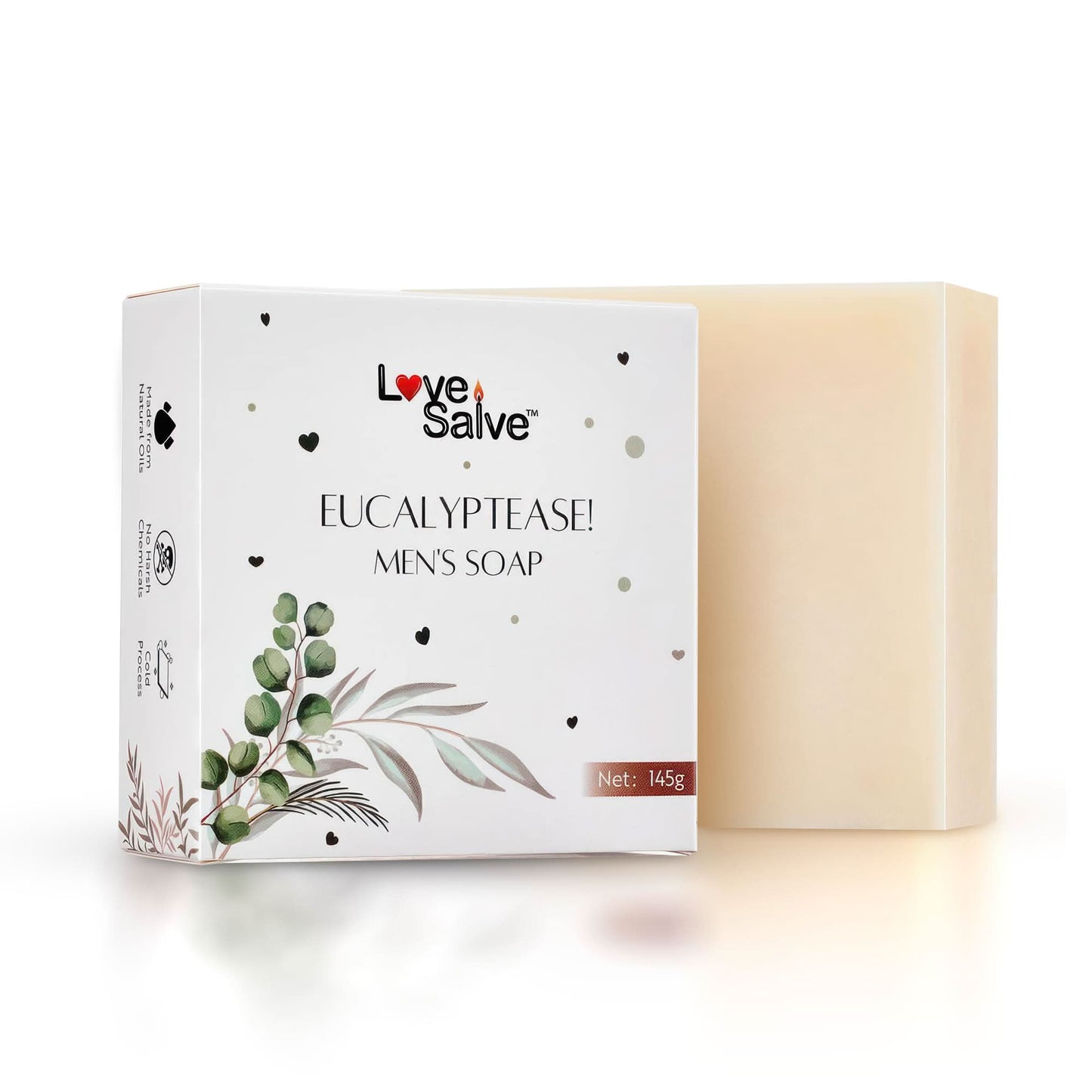 Enchanting love salve soap bar - luxurious hydrating body wash for all