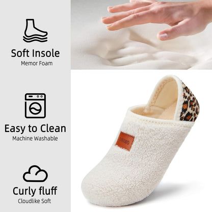 Tanamo House Slippers for Women Men Indoor Barefoot Slippers Socks Furry Slip on House Shoes Cozy Comfy Slippers for Home Bedroom Travel Yoga