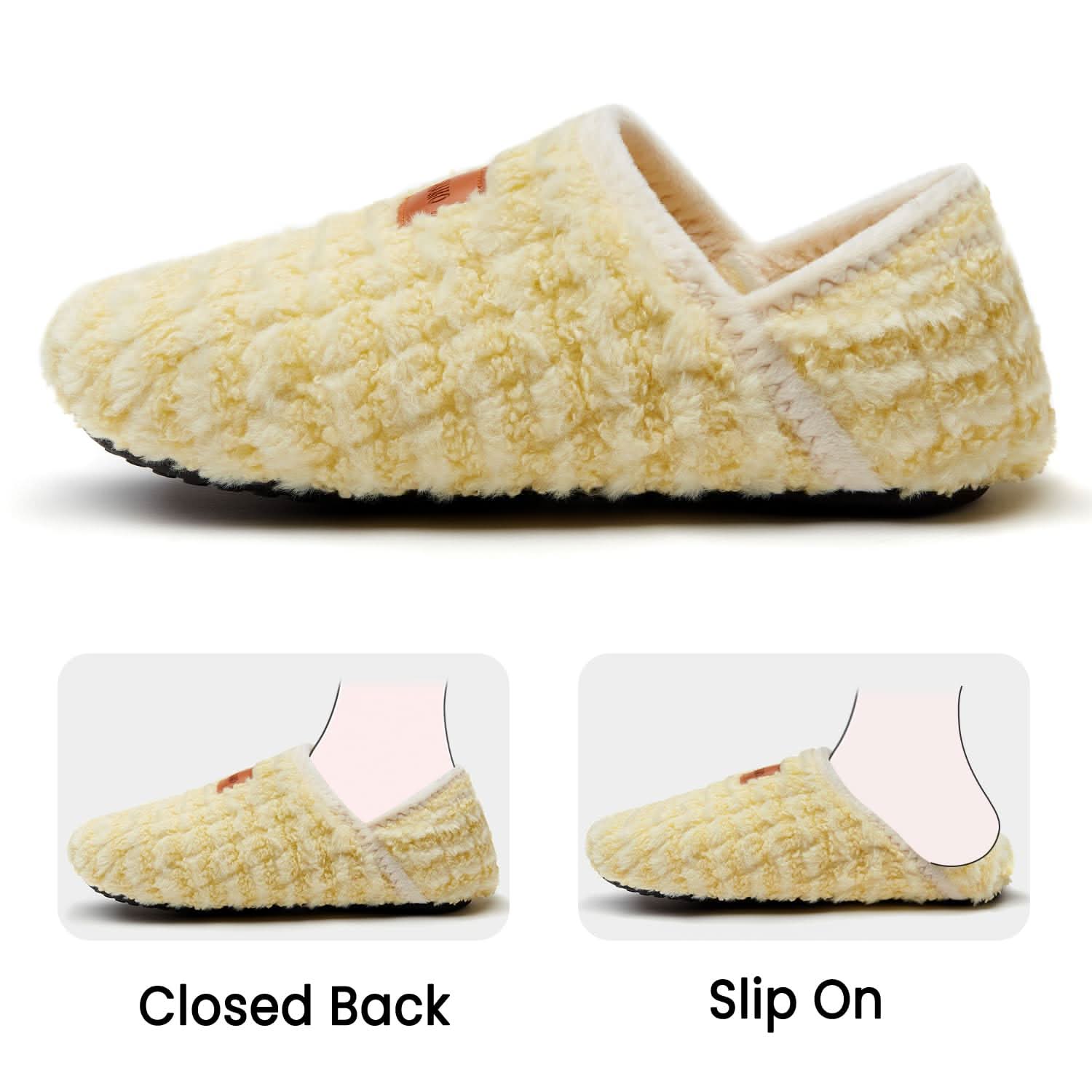 House Slippers for Women Men Indoor Barefoot Slippers Socks Furry Slip on House Shoes Cozy Comfy Slippers for Home Bedroom Travel Yoga - Love Salve 