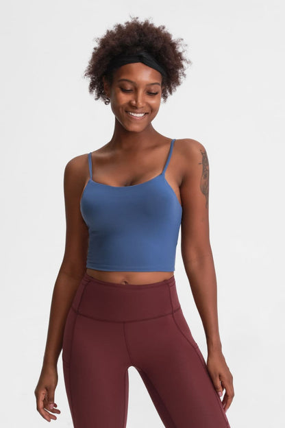 Feel Like Skin Scoop Neck Sports Cami.