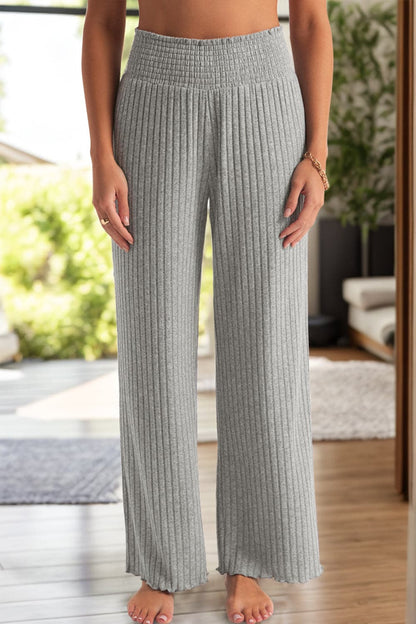 Ribbed High Waist Pants.