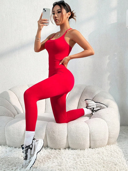 Scoop Neck Top and Pants Active Set.